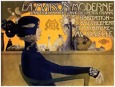 7887.Decoration Poster.Home Room Wall Interior Design.Mason Moderne.Art Nouveau • $20