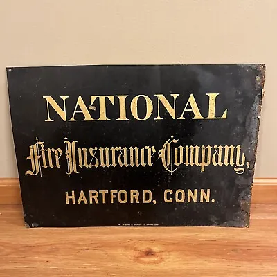 Vintage NATIONAL FIRE INSURANCE COMPANY HARTFORD CONN - METAL • $50