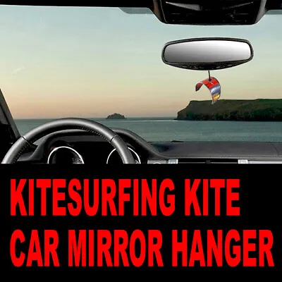 Pocket Kites - Kitesurfing Kite 3D Car Mirror Hanger (accessory Gadget Gift) • $13.66