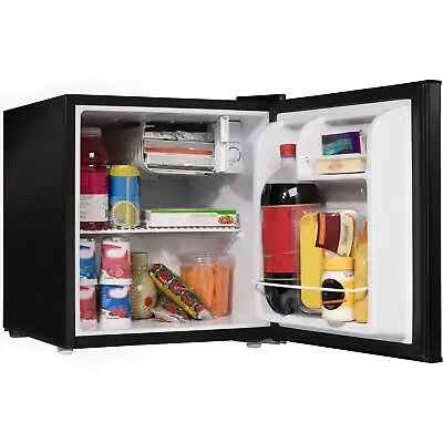 $89 • Buy Small Compact Refrigerator 1.7 Cu Ft One Door Mini Fridge For Dorm Office Black
