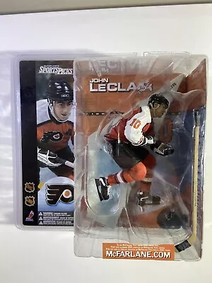 John LeClair In Orange Jersey Philadelphia Flyers NHL McFarlane Series 1 Figure • $51.32