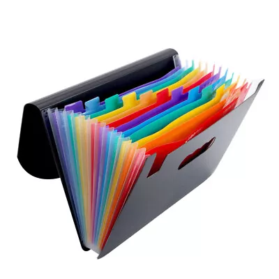  Rainbow Paper Clip Document Organizer File Folder Miniature Book Multifunction • £16.18