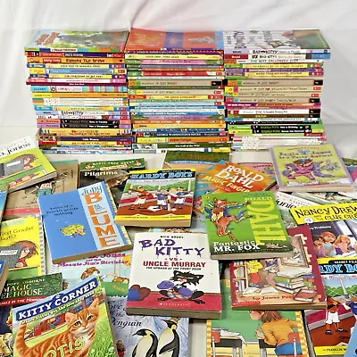 Bulk/Huge Lot Of 50 Children's Kids Chapter Books - Random - Free Shipping! • $47.50