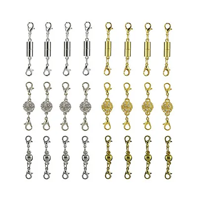 24pcs DIY Jewelry Necklace Converter Extender Magnetic Lobster Clasps Assortment • $15.28