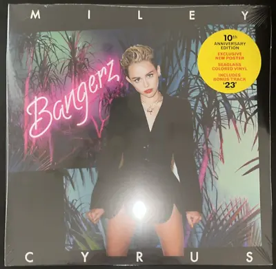 Miley Cyrus Bangerz Seaglass Vinyl 2lp +poster Limited Edition Sealed Mint • $41.79