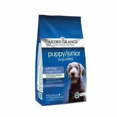 £52.24 • Buy Arden Grange Puppy Junior Dog Food Large Breed Fresh Chicken & Rice 12kg