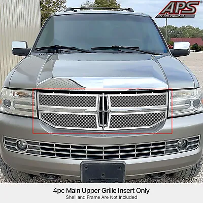 SS 1.8mm Mesh Grille Customized For 07-11 2011 Lincoln Navigator • $132.99