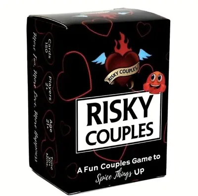 150 CARDS Risky Couples Super Fun Couples Game | Fast & Free UK Shipping • £9.99