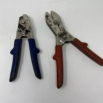 $29.99 • Buy Malco Tools N1 Hand V Notcher Cutter & C5 Crimper W/No Handle Lock See Pics