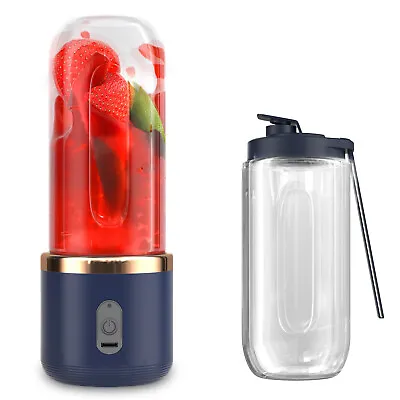 400ML Electric Juice Maker Portable Blender Smoothie Mini Juicer Fruit Machine • £12.99