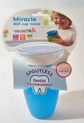 Munchkin Miracle 360° Sippy Cup 10oz Blue 12 Months • $3.95