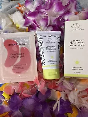 NEW DRUNK ELEPHANT Wonderwild Miracle Butter🌺2 Fl Oz Rescue+Remedy🌺EYE MASK • $23.75