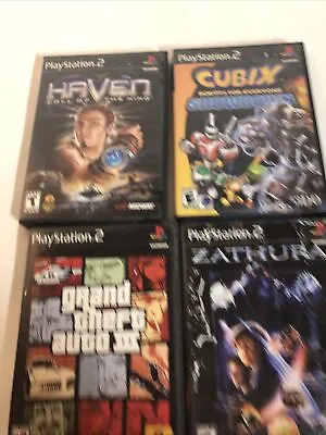 PlayStation 2 Game Lot Of 4 HAVEN CALL OF THE KING Cubix Zathura GTA 3 Ps2 • $12.50