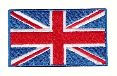 Embroidery Patch British Flag Sewing For Clothes Bags Hat • £2.48