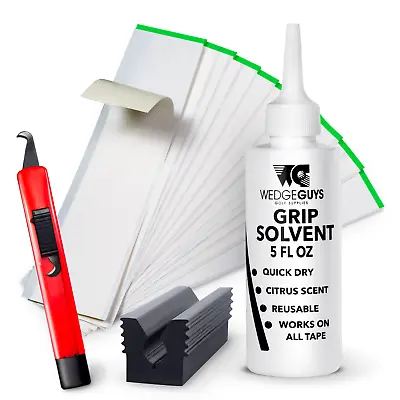 Golf Club GRIP KIT 15 Tape Strips (2x10) Solvent Vise Clamp And Hook Blade • $16.99