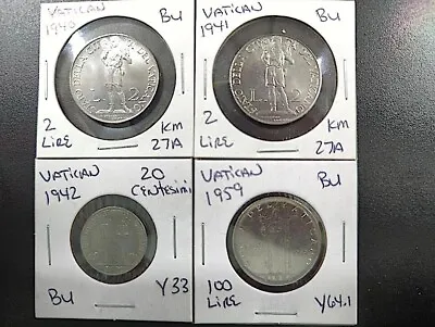 Vatican - Non Silver - Modern Coins - Lot Of 4 - P • $14.81