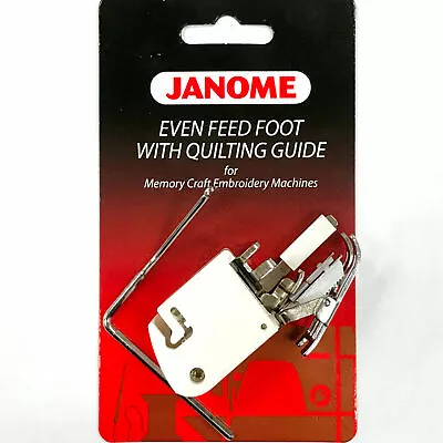 Janome Even Feed Foot Walking Foot Open Toe For Memory Craft Embroidery Machine  • $50.90