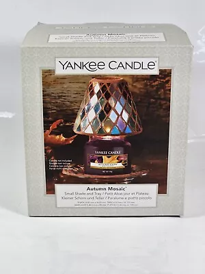 Yankee Candle Large Shade And Tray Autumn Mosaic • £29