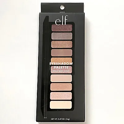 $8.95 • Buy ELF E.l.f. Eyeshadow Palette NUDE ROSE GOLD - 10 Shades NEW NIP