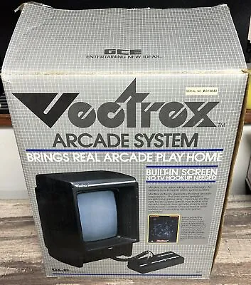 Vectrex Arcade System HP 3000 Video Game Console With Box Tested Works 100% • $999.95