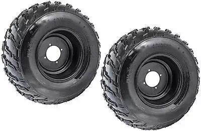 2 Pack 22x10x10 22x10-10 Tire 4 Bolt Rim 10  Wheels Mini Bike ATV Buggy Kazuma • $269.47