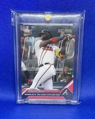 Ronald Acuna Jr.  2023 MLB TOPPS NOW Card OS17  Red Parallel /10 NL MVP RARE  • $400