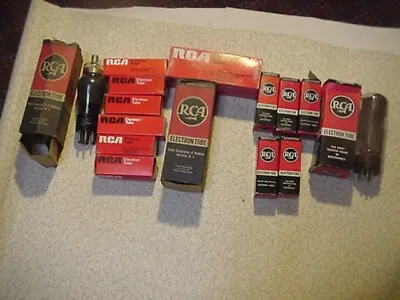 $10 • Buy Lot Of 15 RCA Tubes For The Ham Radio. Untested.