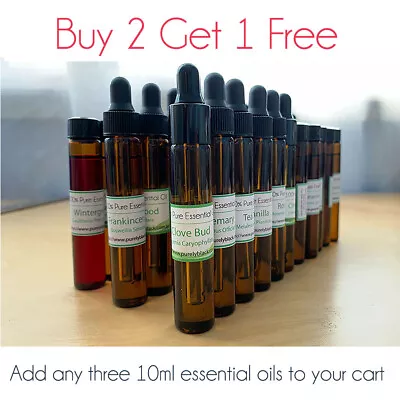 $15.95 • Buy 100% Pure Natural Aromatherapy Essential Oils Diffuser Oil Skincare Massage 10ml