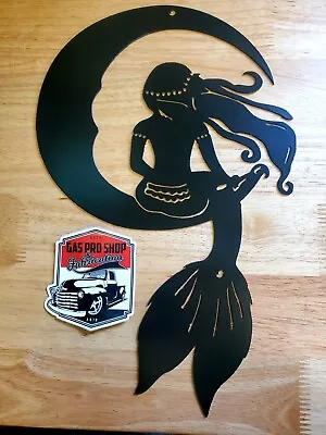 Mermaid Nautical Metal Wall Art Plasma Cut Decor Gift Idea • $47.99