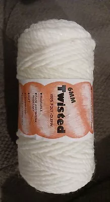 6mm Creme Macrame Cord Vintage 100 Yds • $6.99