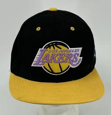 Mitchell And Ness NBA Draft LA Lakers Snapback Cap Hat Yellow Black • $20