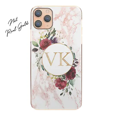 $16.12 • Buy Personalised Initial Phone Case;Name Pink/Grey/Black Hard Cover For Google