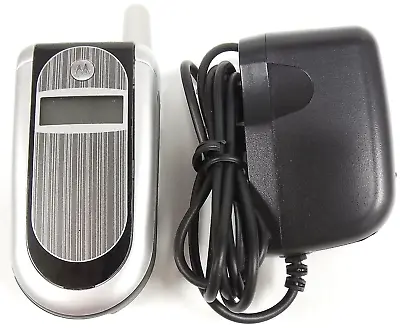 Motorola V180 - Silver ( Unlocked ) Very Rare International Flip Phone - Bundled • $34.84
