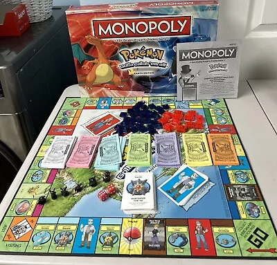 Pokemon Monopoly: Kanto Edition Gotta Catch ‘em All Board Game; 100% Complete • $24.99