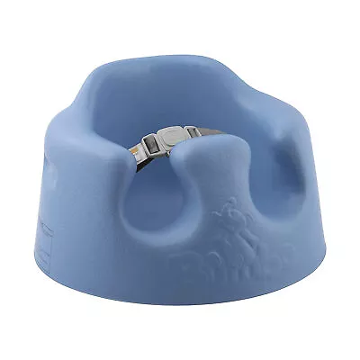 Bumbo Infant Floor Seat Baby Sit Up Chair With Adjustable Harness Powder Blue • $54.98