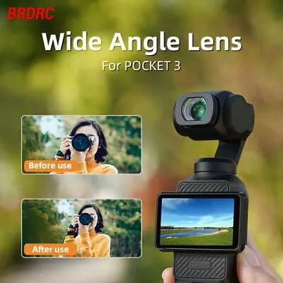 For DJI OSMO POCKET 3 Professional Wide-Angle Lens Upgrade Camera Lens Accessory • $31.07
