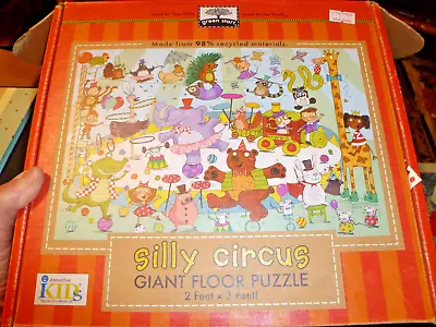 Silly Circus Kids Giant Floor Puzzle-60 Piece 2' X 3' Green Start Inovative Kids • $8.50