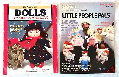 2 Books XAVIER ROBERTS Little People Pals McCALL'S DOLLS To Cuddle & Love +Bonus • $11.99