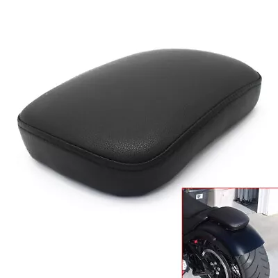 Fit Harley Softail Dyna Sportster Rear Passenger Pillion Seat Pad  PU 8 Suction • $21.78