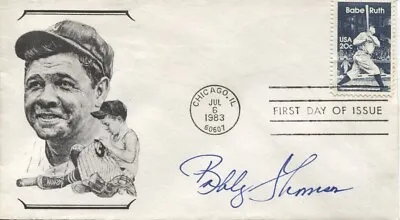 Bobby Thomson Autographed Babe Ruth Cachet • $5.95