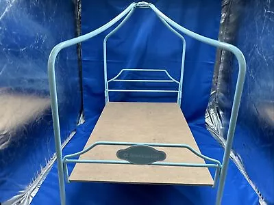 American Girl Doll Canopy Bed Frame Only 18  Retired Blue Metal DNJ92 • $30