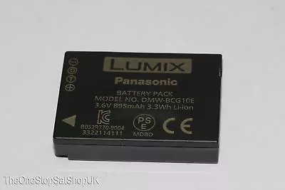 £53.99 • Buy DMW-BCG10 Genuine Panasonic Lumix Digital Camera Battery Pack, Lithium Ion 3.6V