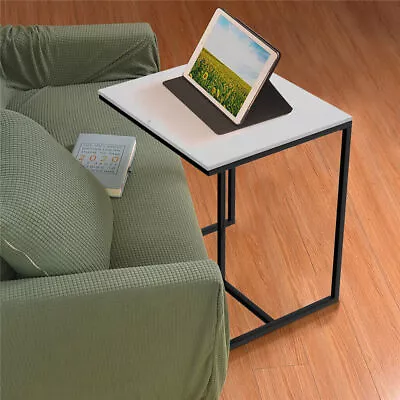 C-Shaped Accent Table Sofa Side Coffee End Table Couch Laptop Desk Living Room • $39.90