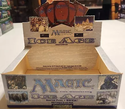 MTG: ICE AGE Empty Booster Pack Display Box; Minimal Wear NO CARDS 1995 • $30