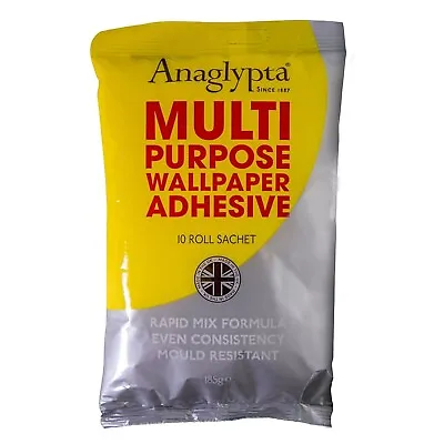 All Purpose Wallpaper Paste Extra Strong Adhesive 10 Roll Mould Resistant Rapid • £5.49