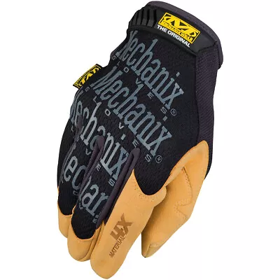 Mechanix Wear Material4x Original Mens Gloves Diy Heavy-duty Work Wear Black Tan • £23.95