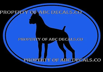 £6.44 • Buy VRS Oval Dog Boxer German Adoption Puppy Rescue Kennel CAR DECAL VINYL STICKER