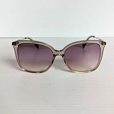 Longchamp Women's Sunglasses Cateye Pink Lens Colour Clear Frame • $49