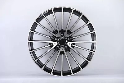 19 STAGGERED Black Machin S63v AMG Rims Wheel Mercedes Benz S550 GLE350 E350 SLK • $988.99