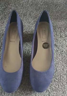 Marks And Spencer Wide Fit Shoes  Size 7and A Half   Brand New Without Box • £5